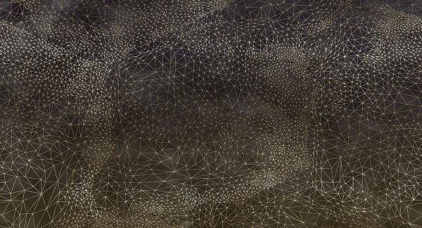 טפט פרימיום אומנותי- מעצבי על -צורות גאומטריות צפופות
